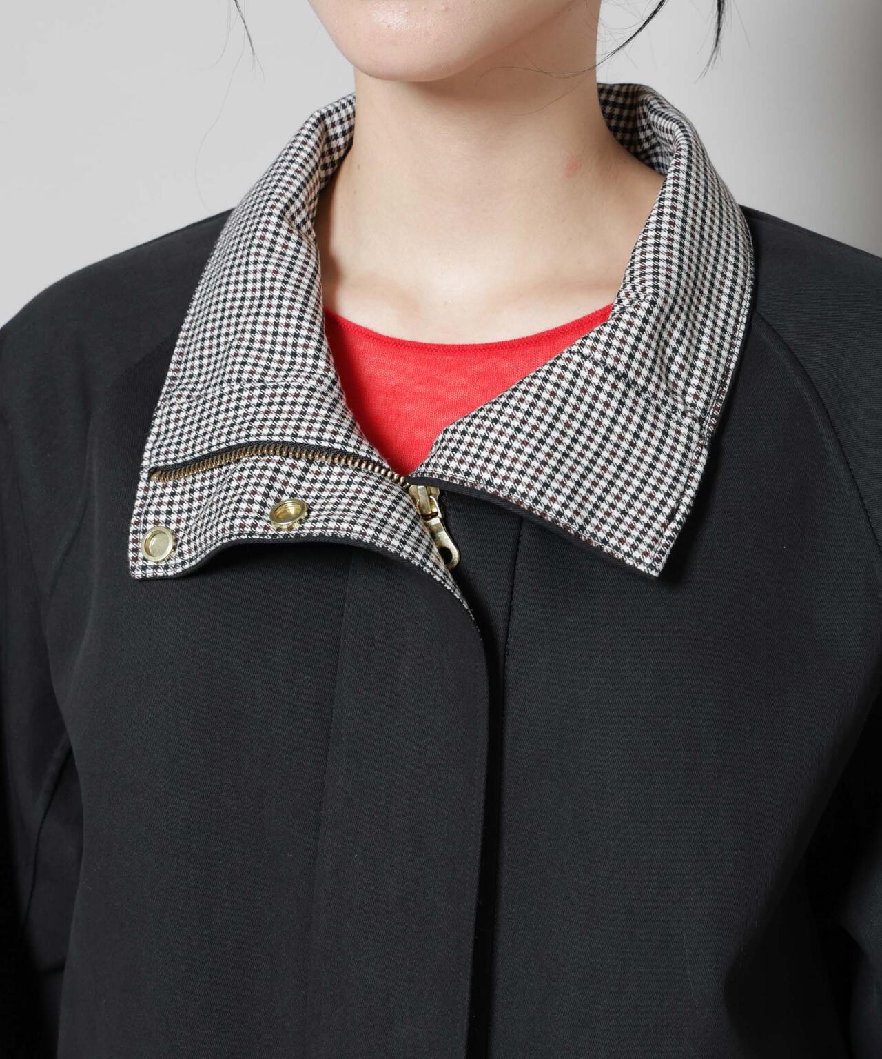 リバーチェックコンビコート