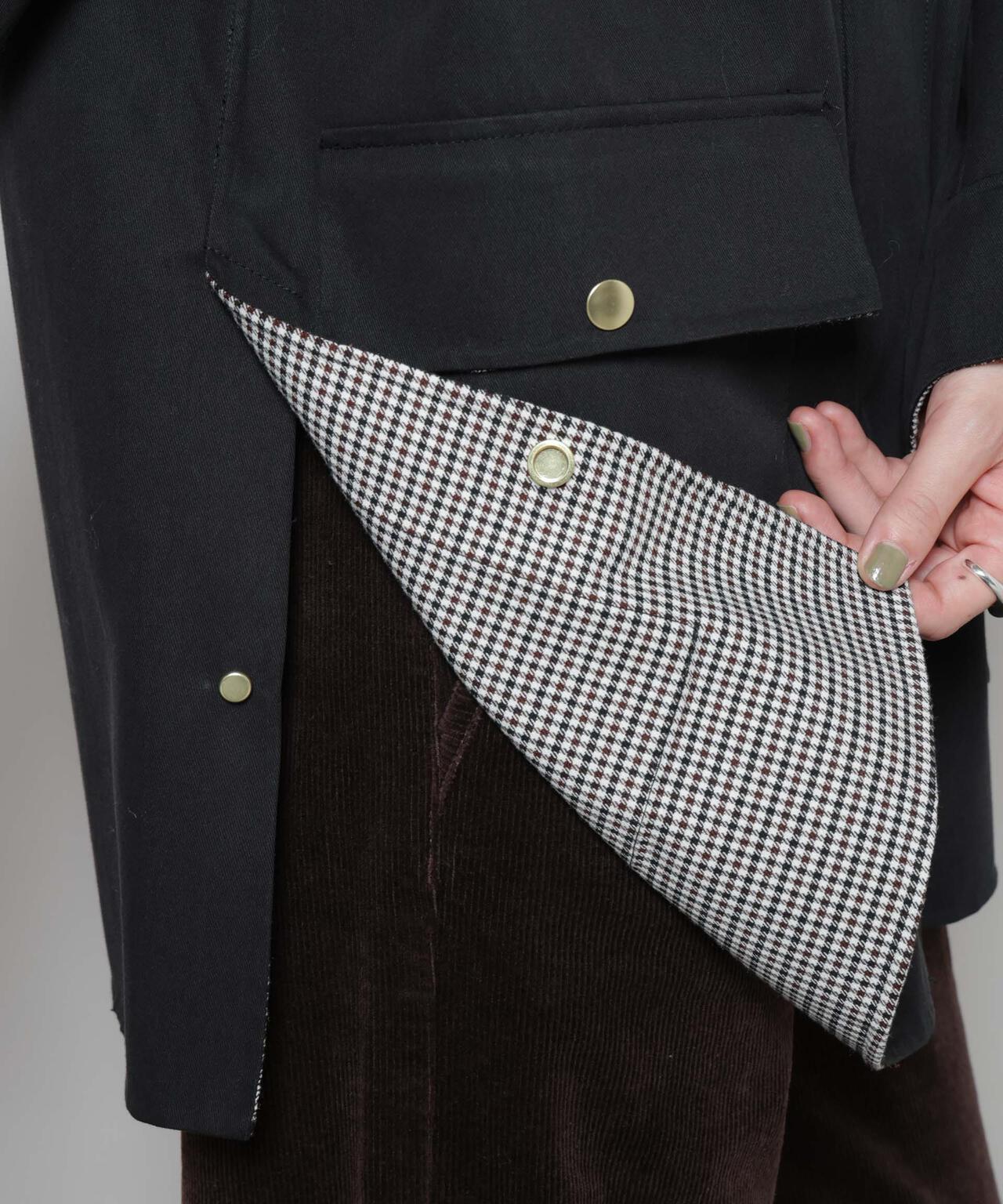 リバーチェックコンビコート