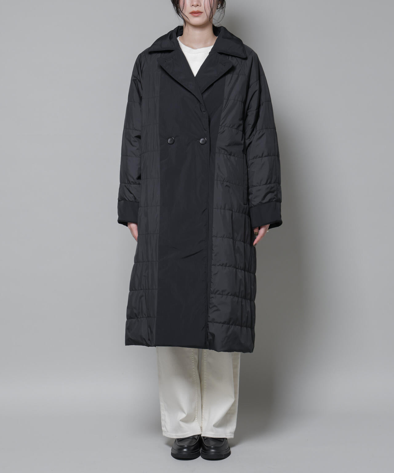 ETHERMALOFT(R)AEROGEL 中綿リバーシブルコート | NANO universe（ナノ