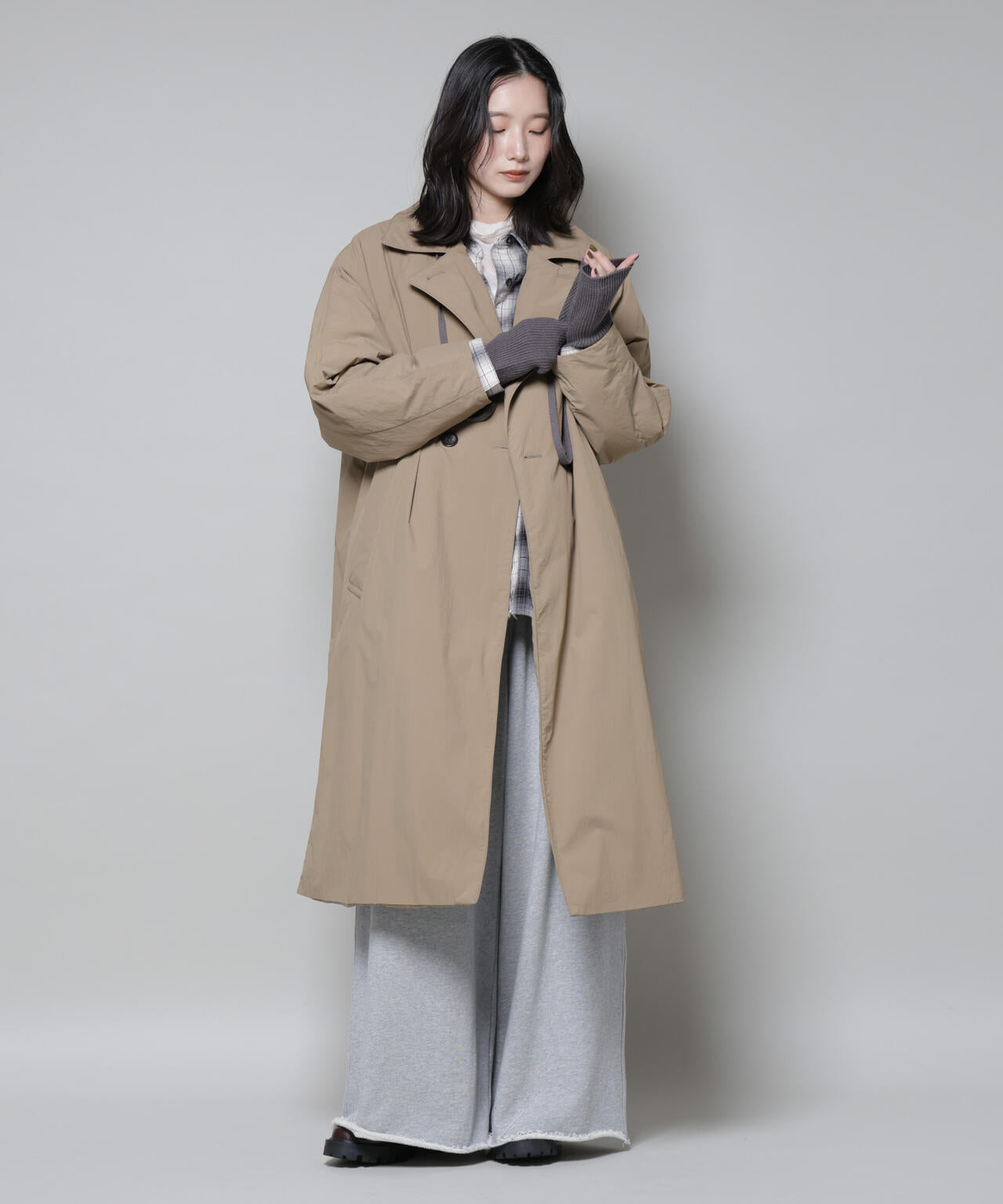 ETHERMALOFT(R)AEROGEL 中綿リバーシブルコート | NANO universe（ナノ