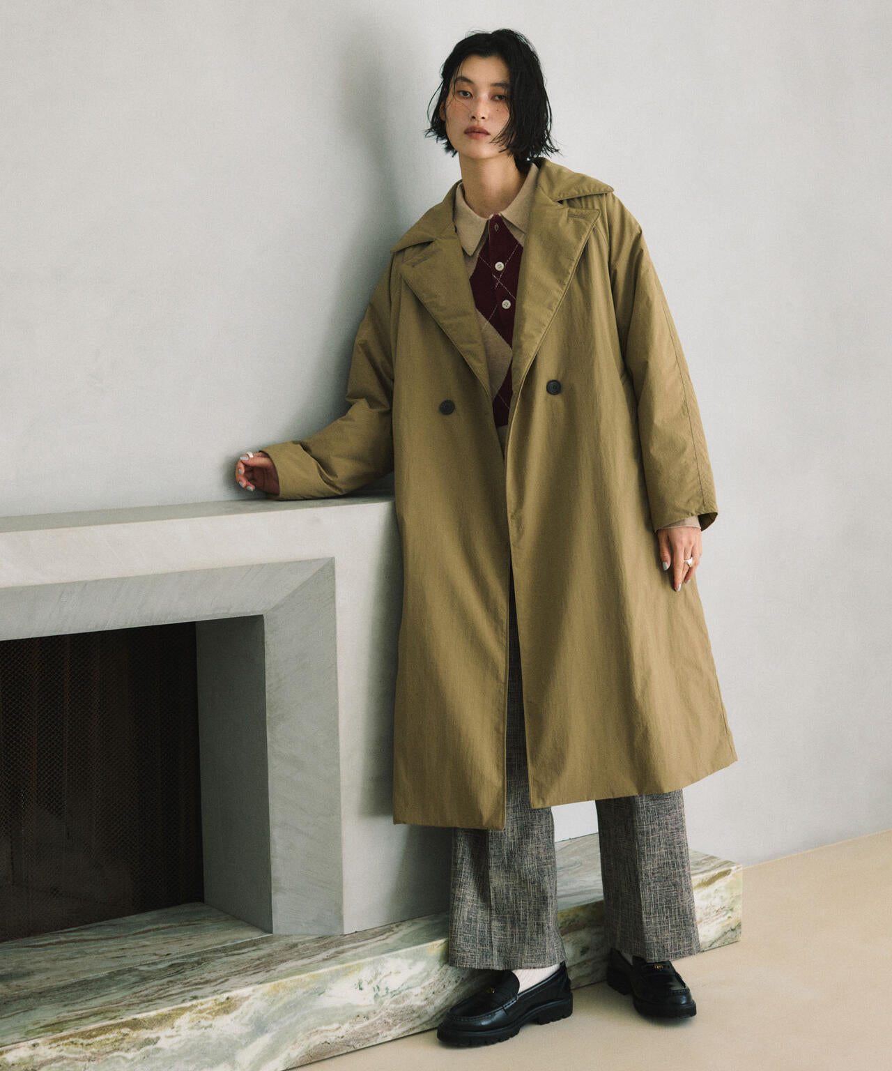 ETHERMALOFT(R)AEROGEL 中綿リバーシブルコート | NANO universe（ナノ