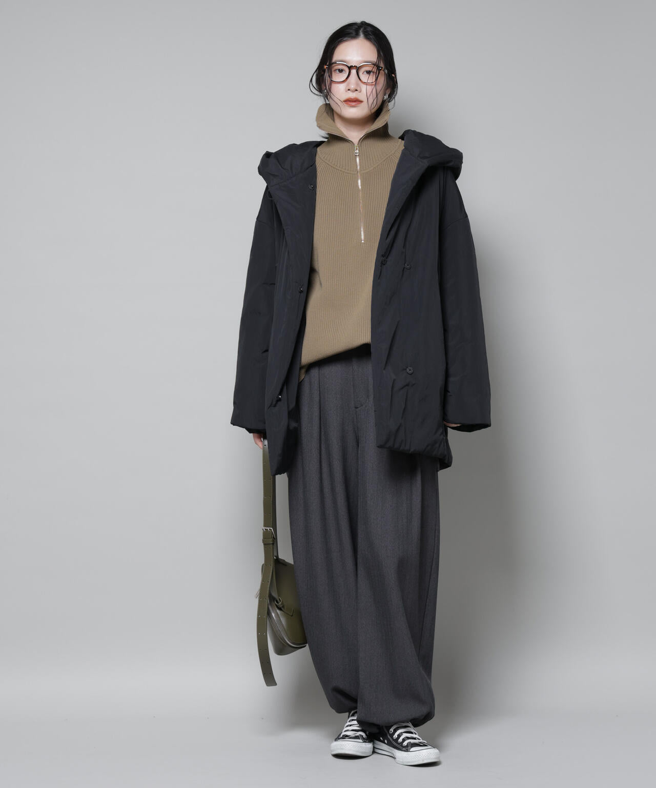 ETHERMALOFT(R)AEROGEL 中綿フードコクーンコート