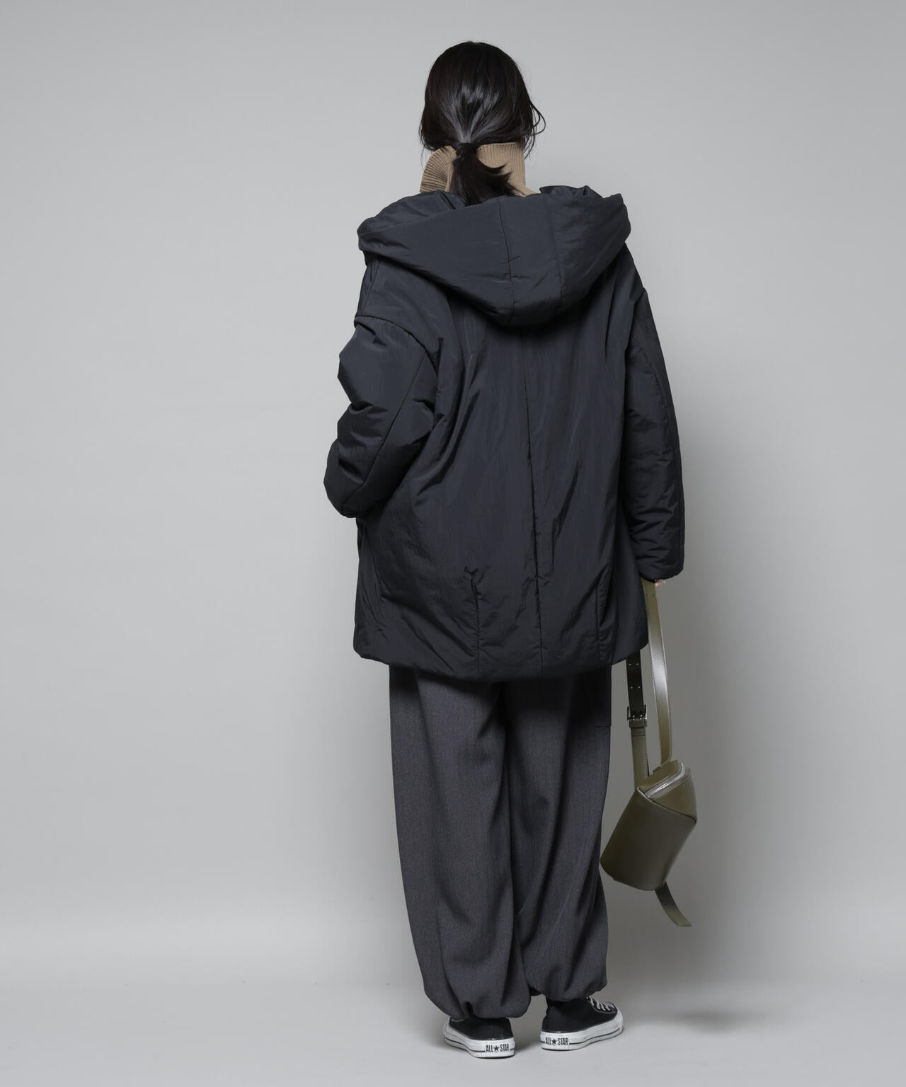 ETHERMALOFT(R)AEROGEL 中綿フードコクーンコート