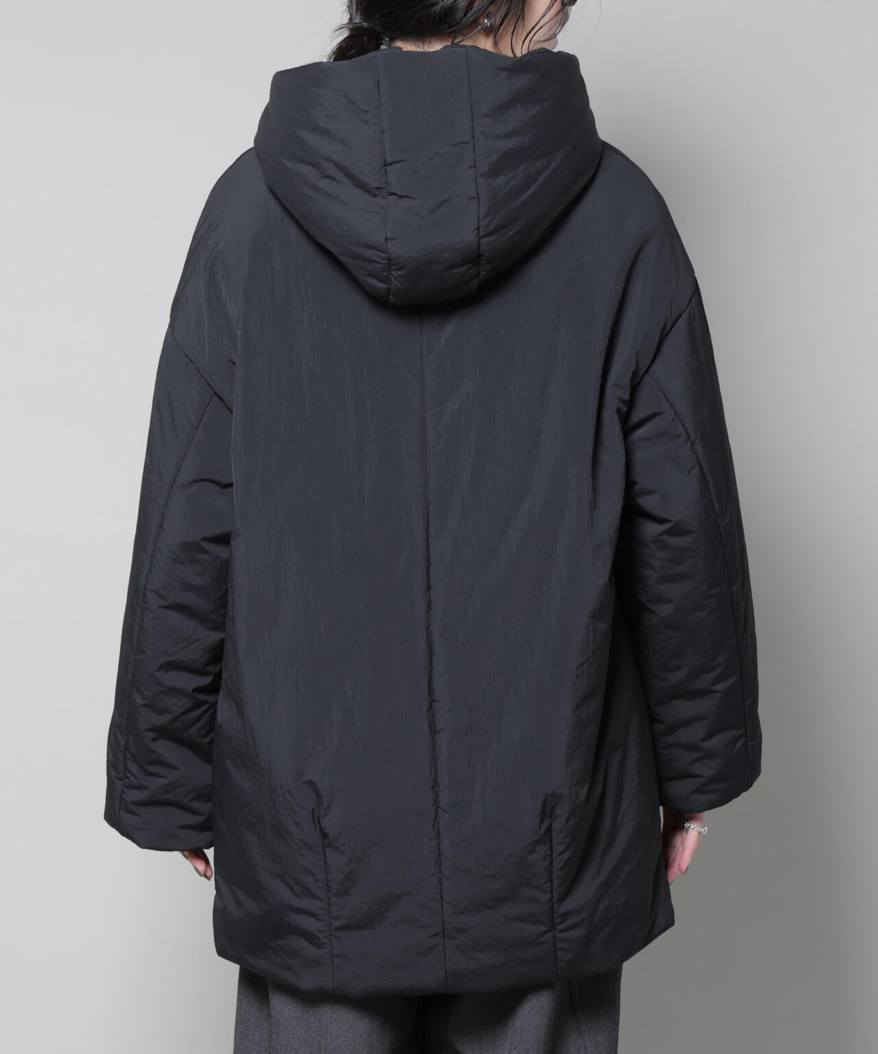 ETHERMALOFT(R)AEROGEL 中綿フードコクーンコート