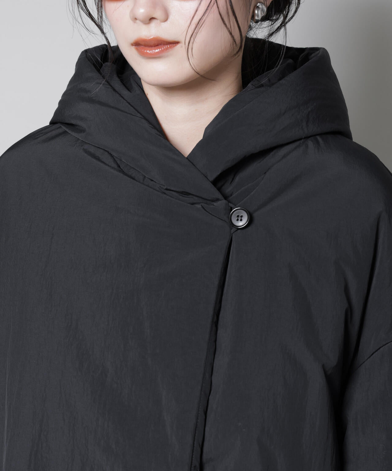 ETHERMALOFT(R)AEROGEL 中綿フードコクーンコート