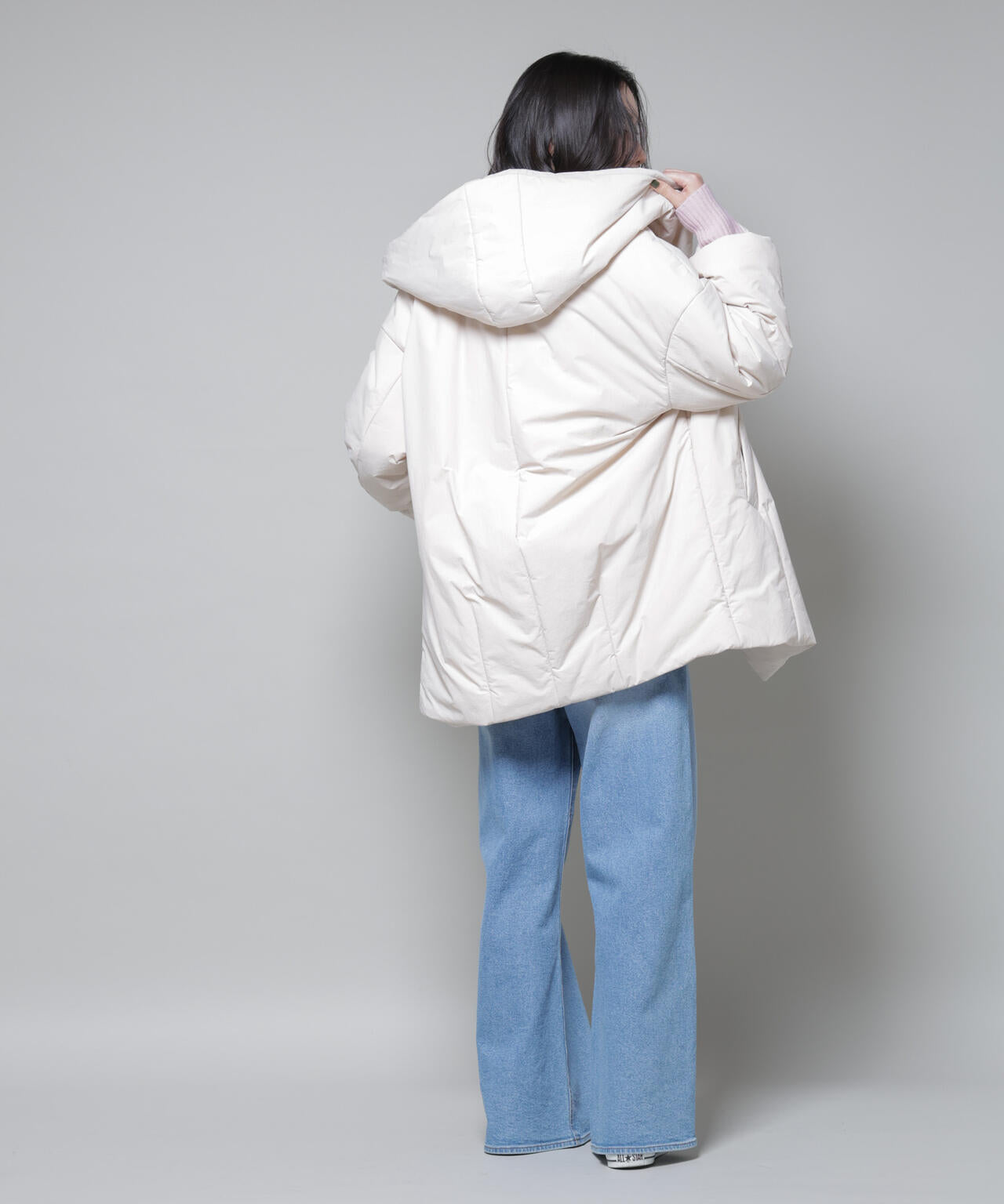 ETHERMALOFT(R)AEROGEL 中綿フードコクーンコート