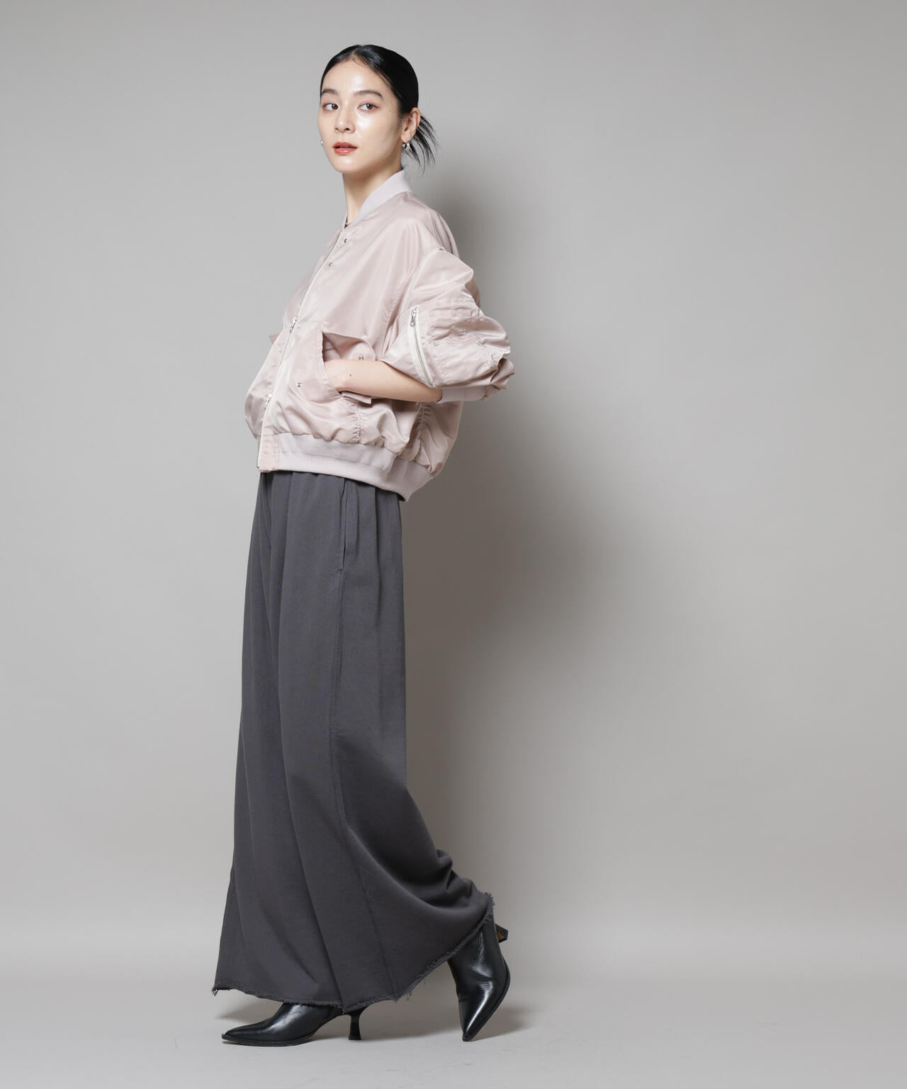 ナイロンツイルMA-1ブルゾン