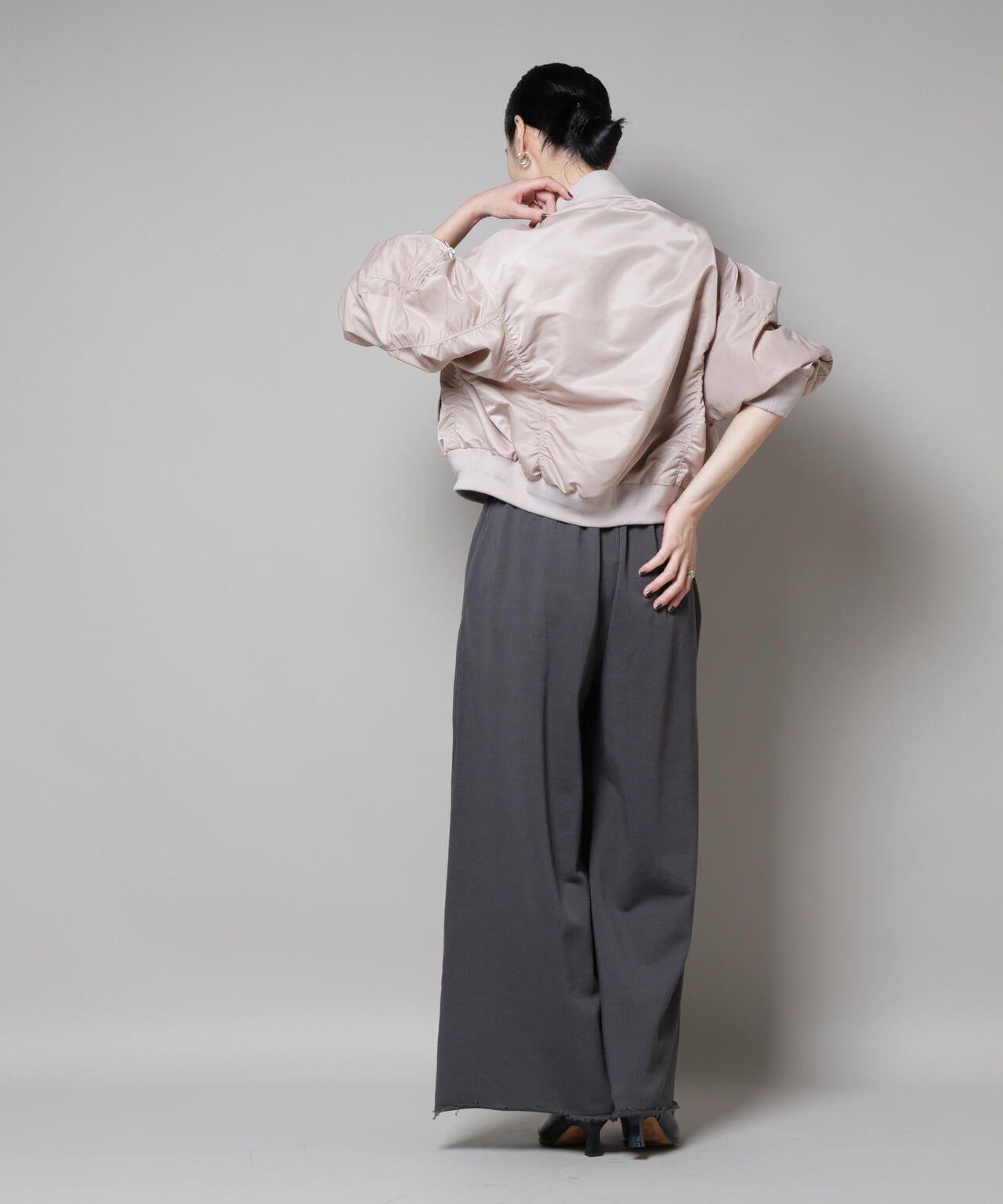 ナイロンツイルMA-1ブルゾン