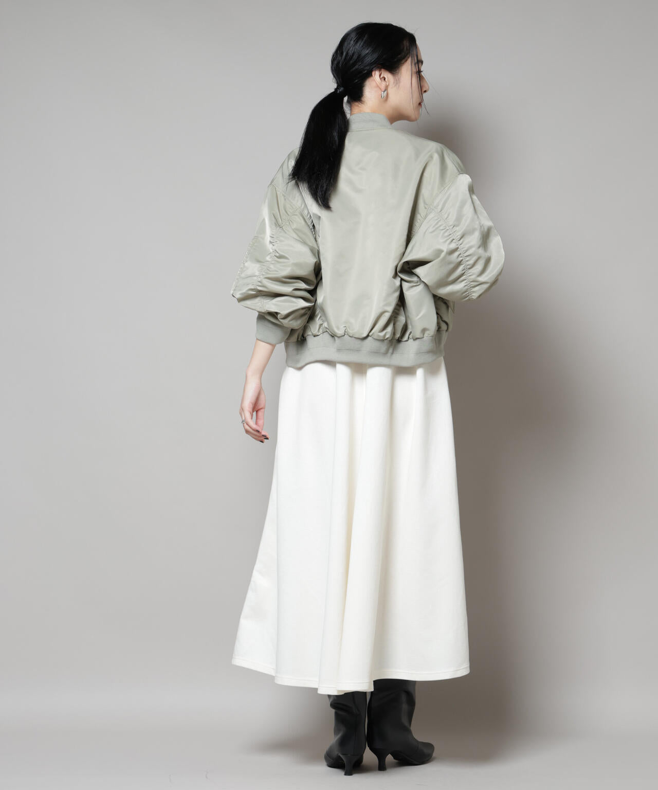 ナイロンツイルMA-1ブルゾン