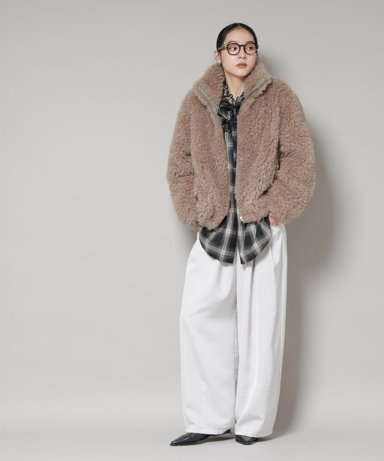 ナゴンスタンス 未使用品 Thick Jersey フーディプルオーバー カーリーファースタンドブルゾン | NANO universe（ナノ・ユニバース