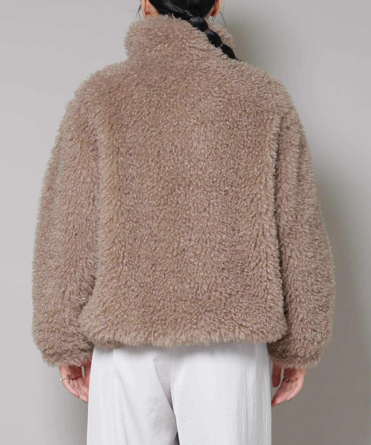 カーリーファースタンドブルゾン