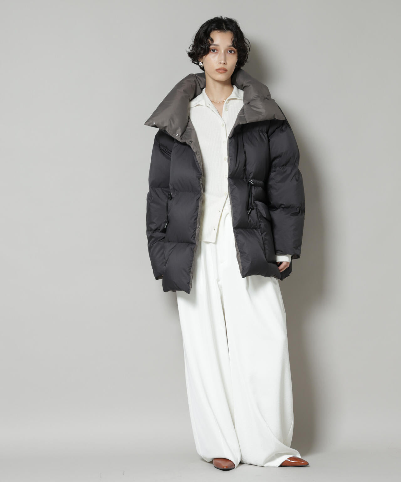 「西川ダウン(R)」バイカラーボリュームダウン