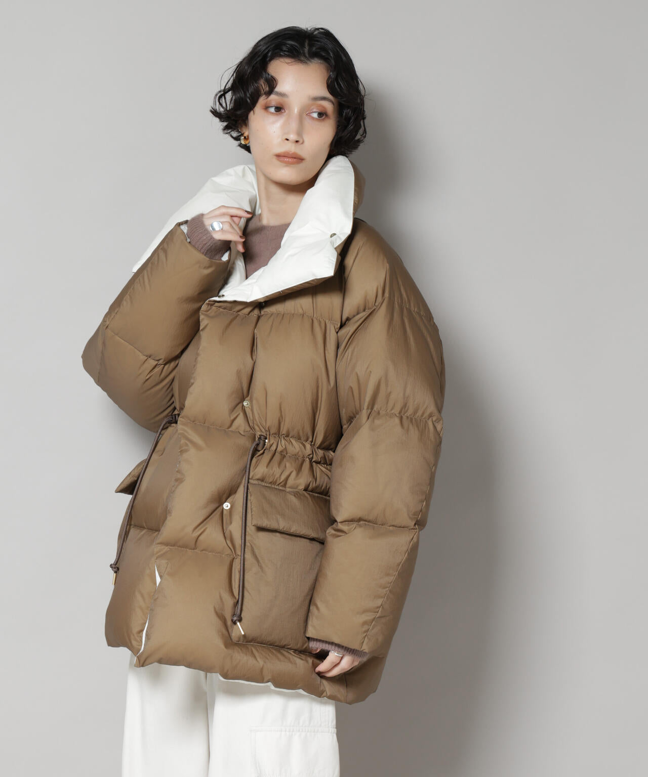 美品 ナノユニバース ダウンジャケット 西川ダウン 38 10-24111203