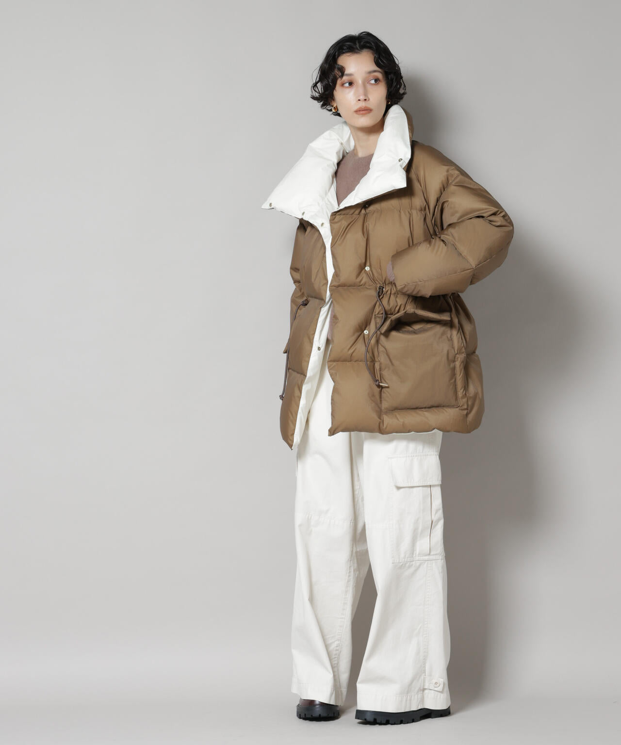 「西川ダウン(R)」バイカラーボリュームダウン