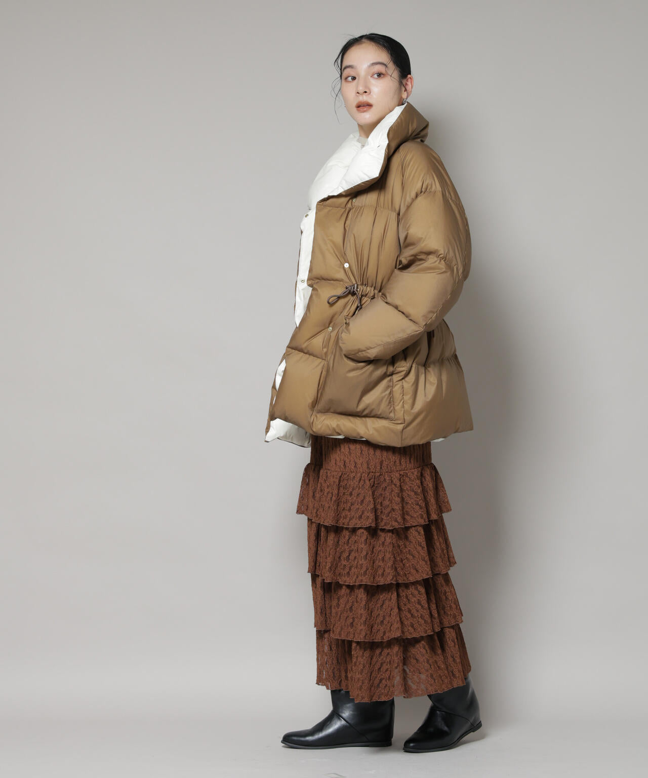 「西川ダウン(R)」バイカラーボリュームダウン