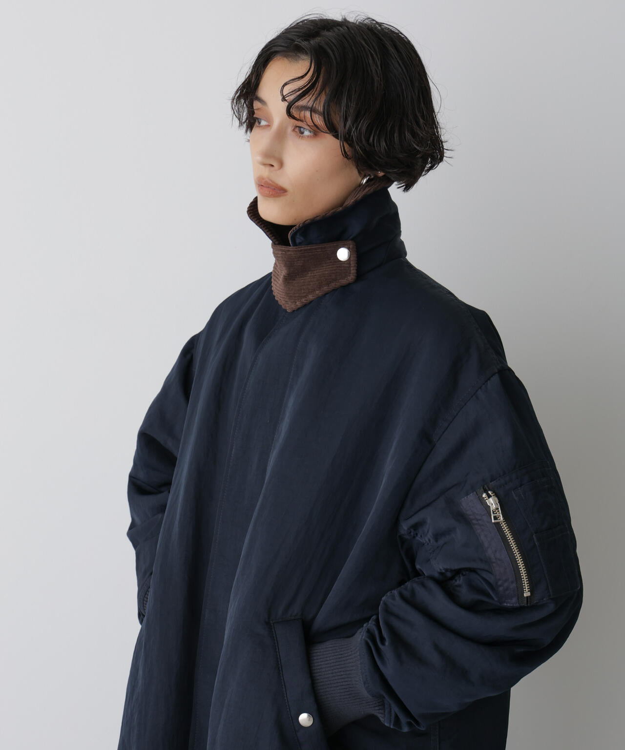 STEVELOUR」「西川ダウン(R)」ミリタリーロングコート ｜【公式】通販