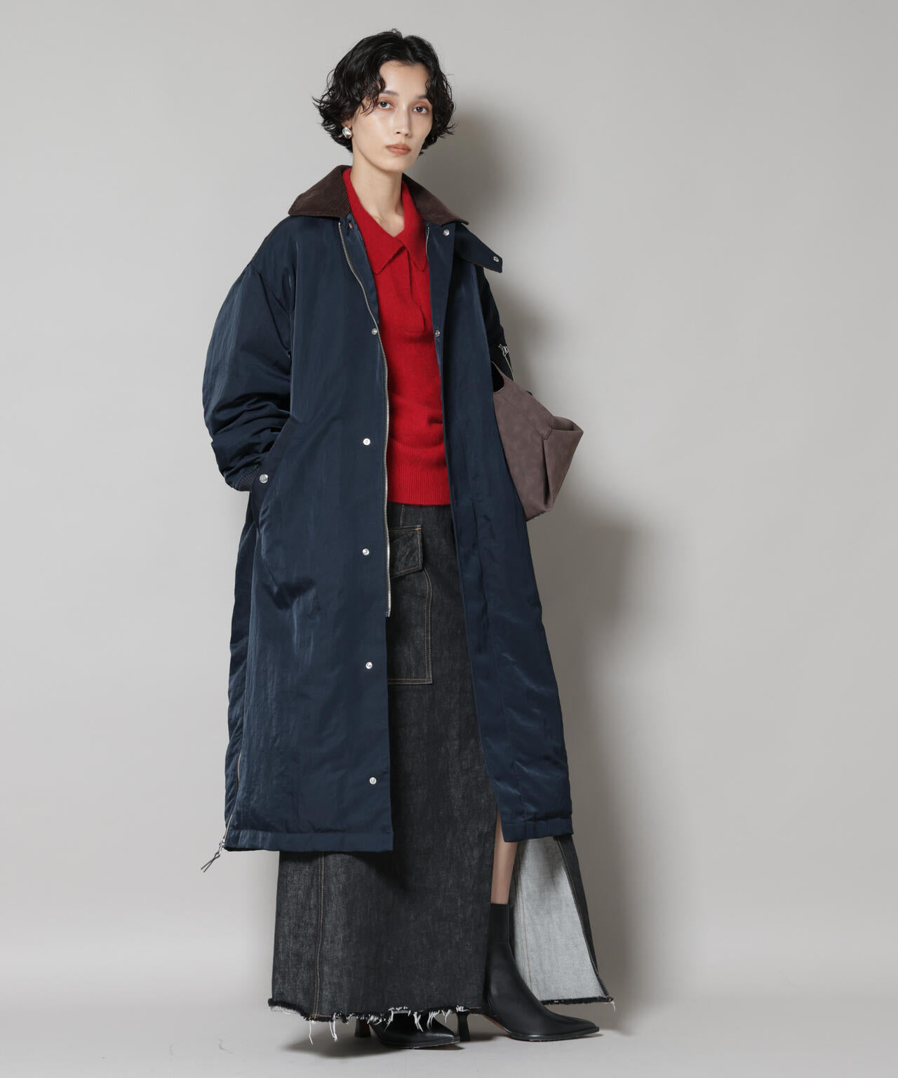 STEVELOUR」「西川ダウン(R)」ミリタリーロングコート ｜【公式】通販