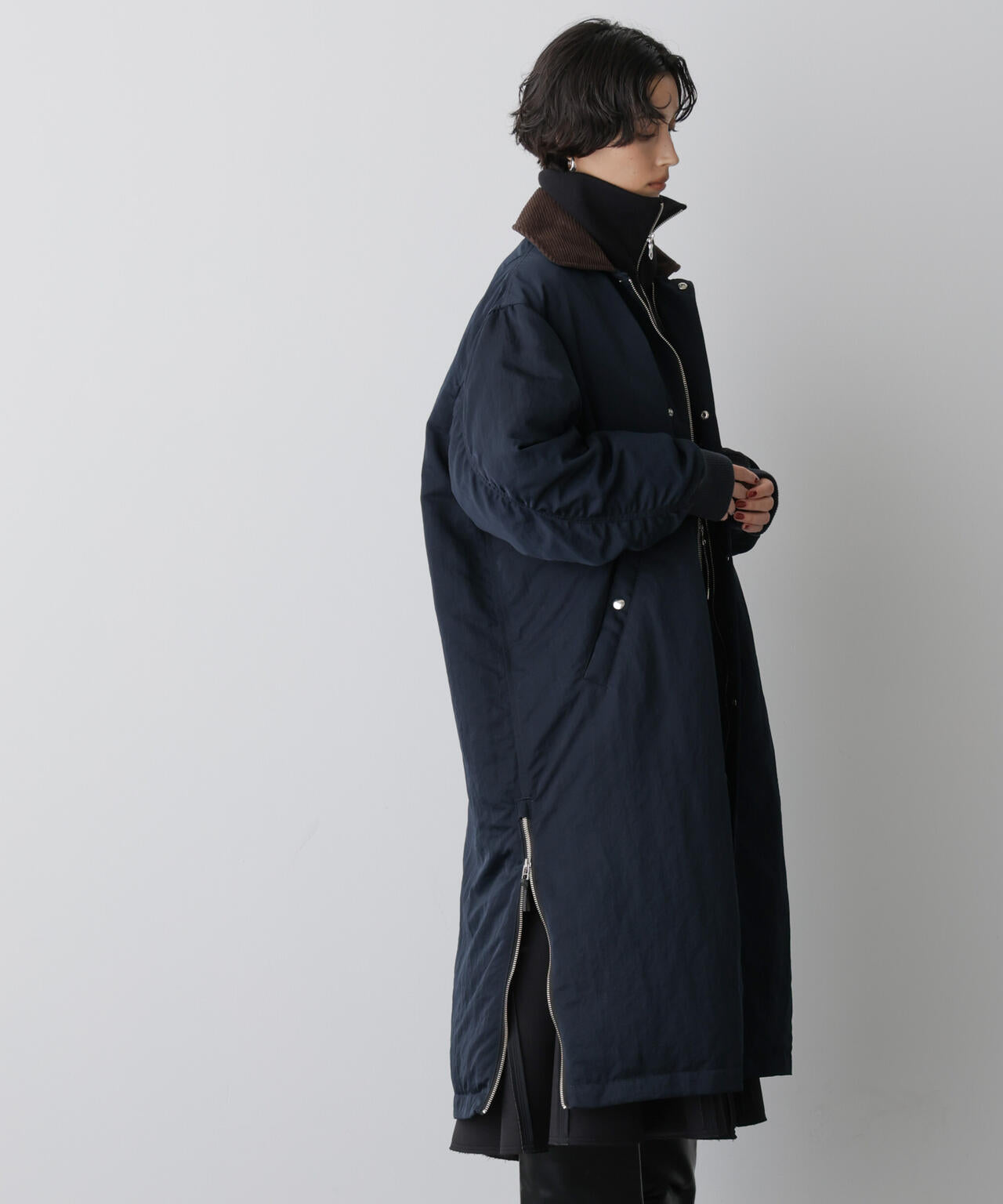 STEVELOUR」「西川ダウン(R)」ミリタリーロングコート ｜【公式】通販