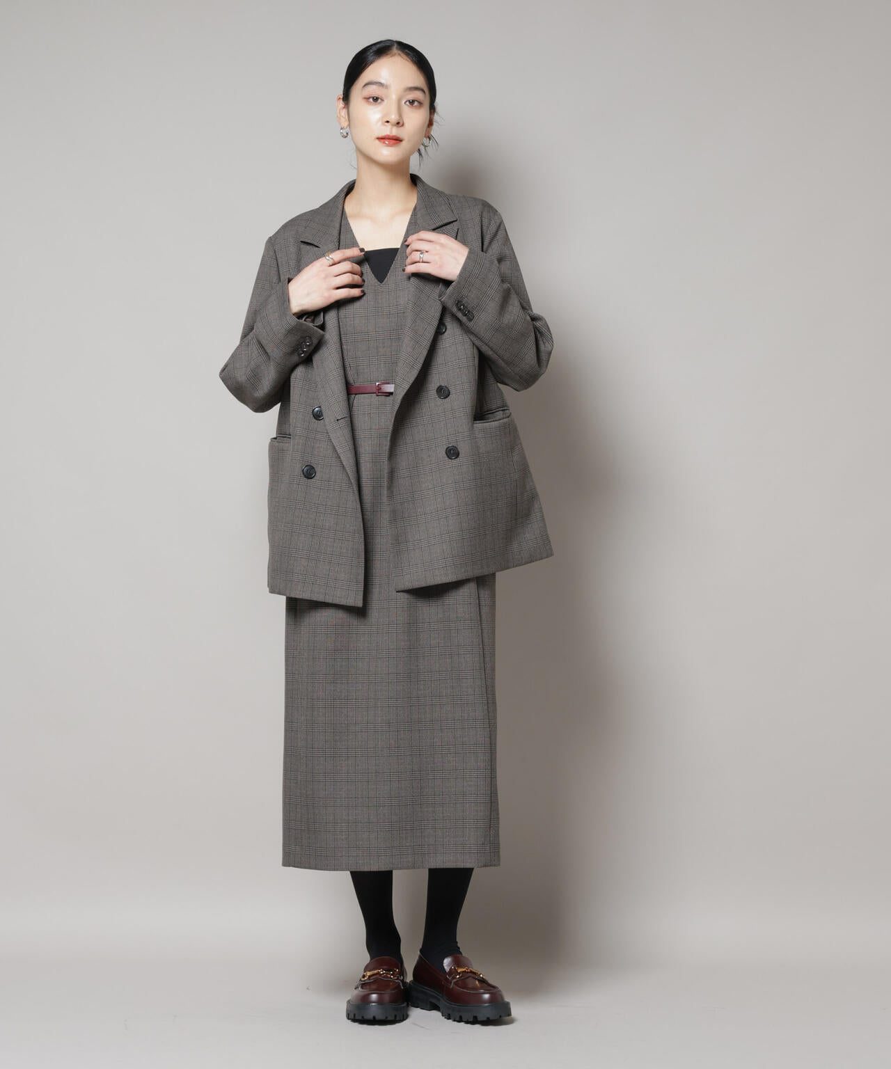 【早い者勝ち 即購入可】美品 nano universe セットアップ NANO universe 「NANO universe」 セットアップ M ブラック