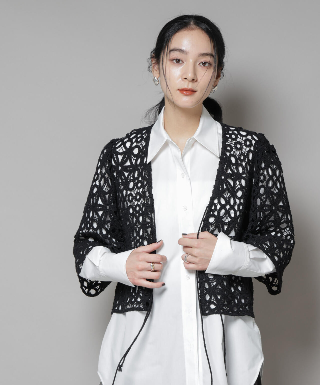 コットンコードレースジャケット