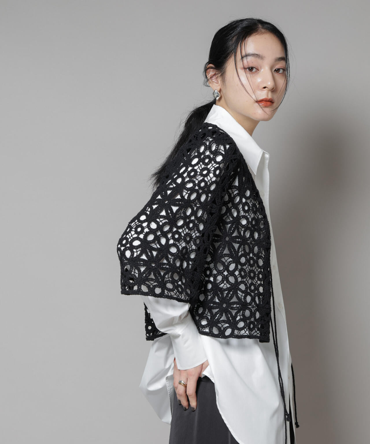 コットンコードレースジャケット
