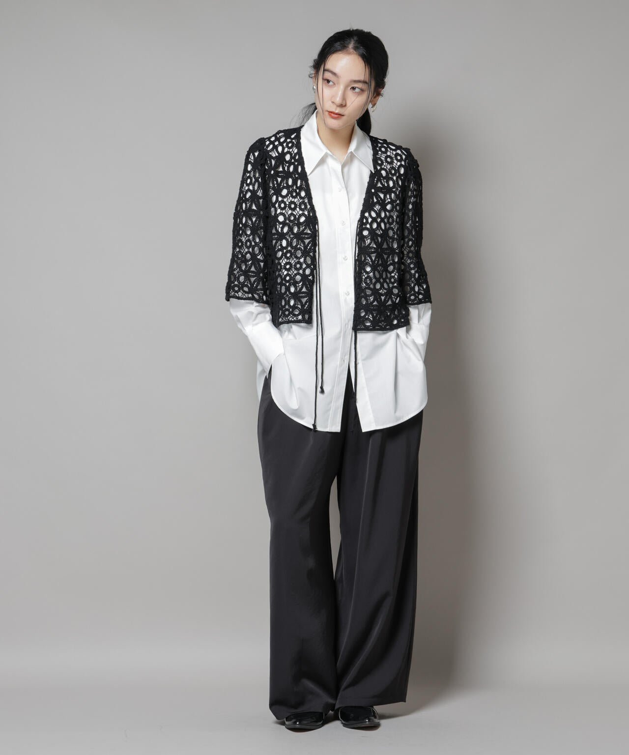 コットンコードレースジャケット