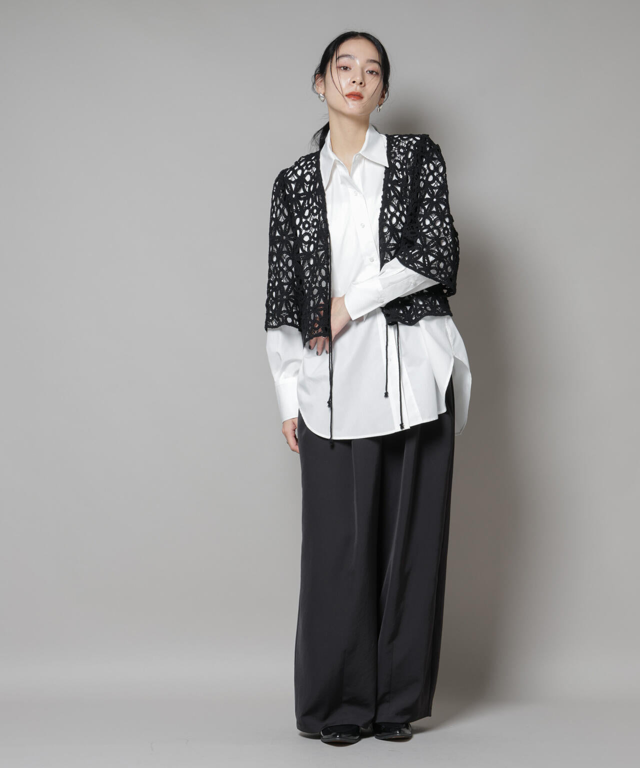 コットンコードレースジャケット