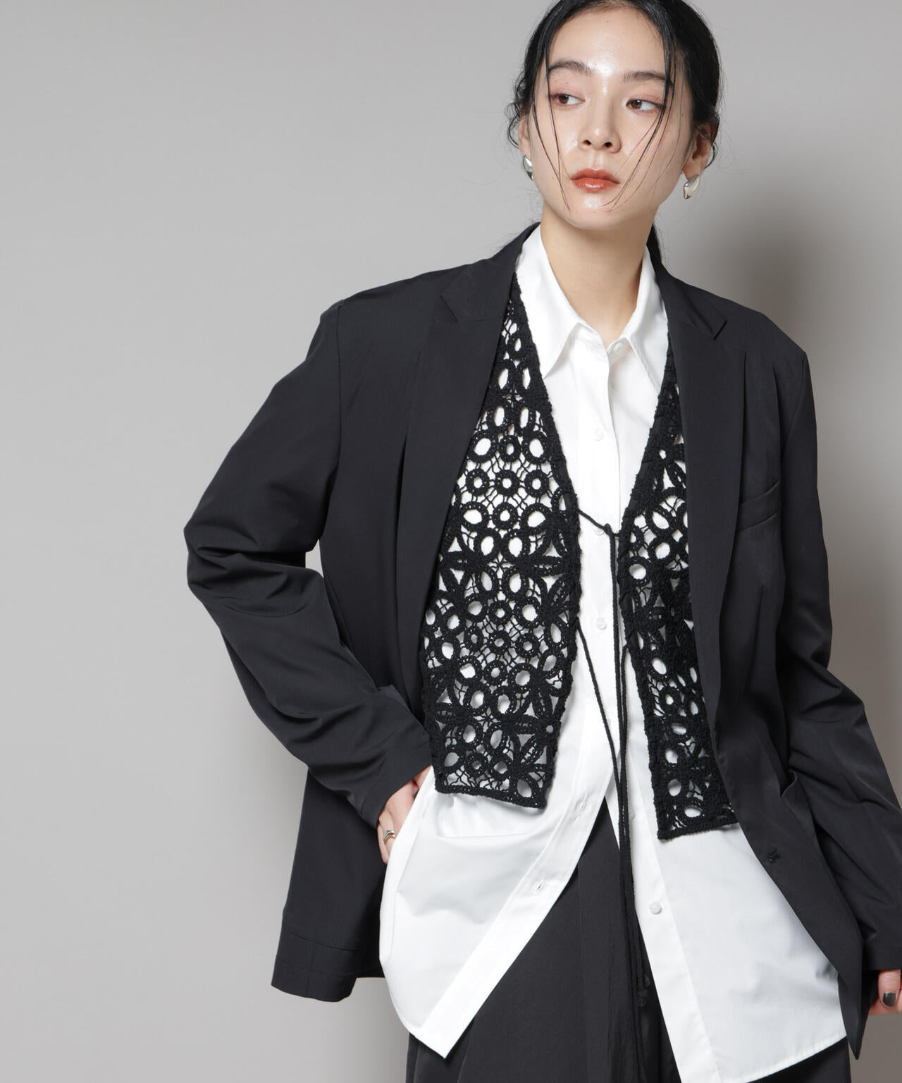 コットンコードレースジャケット | NANO universe（ナノ