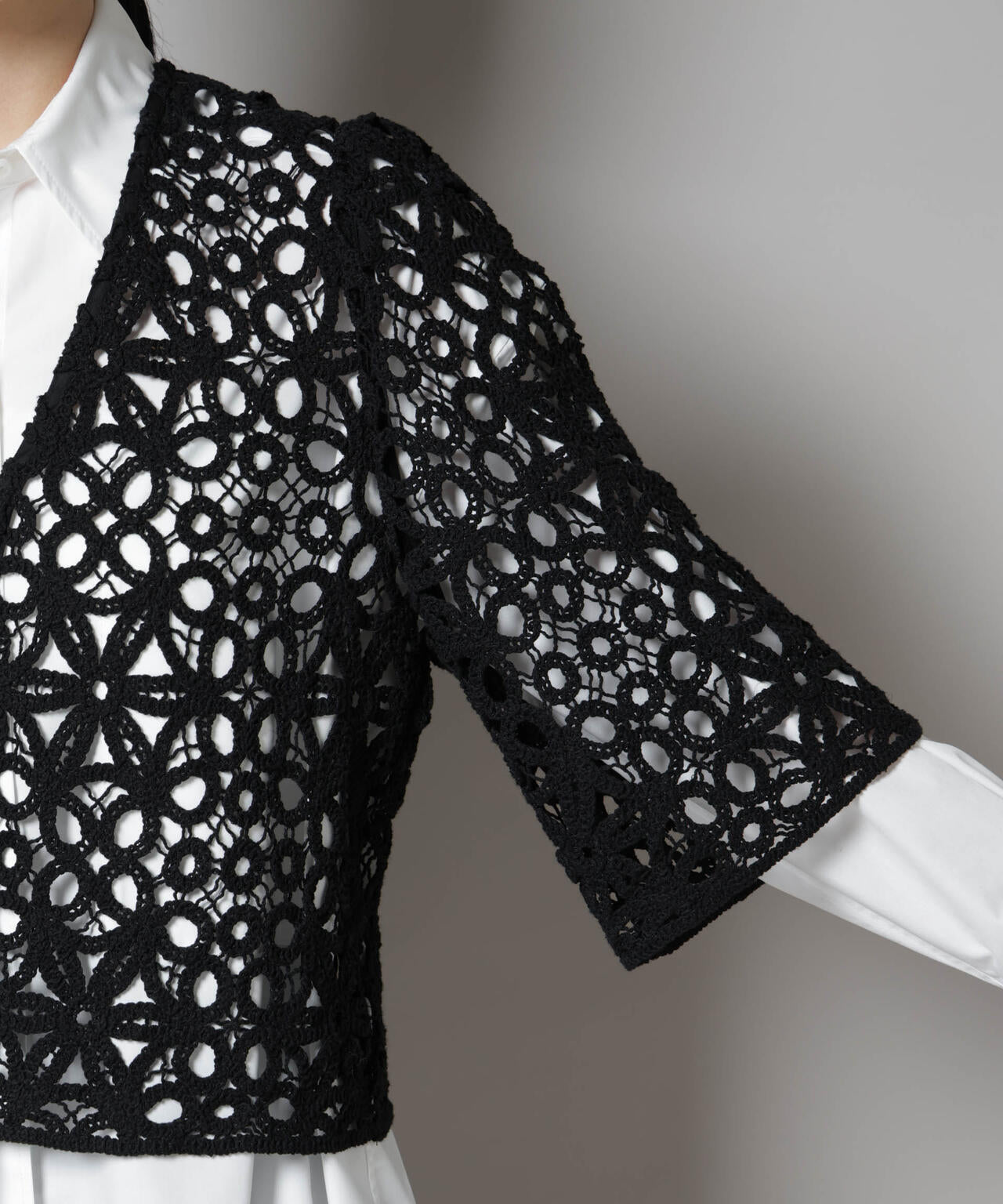 コットンコードレースジャケット