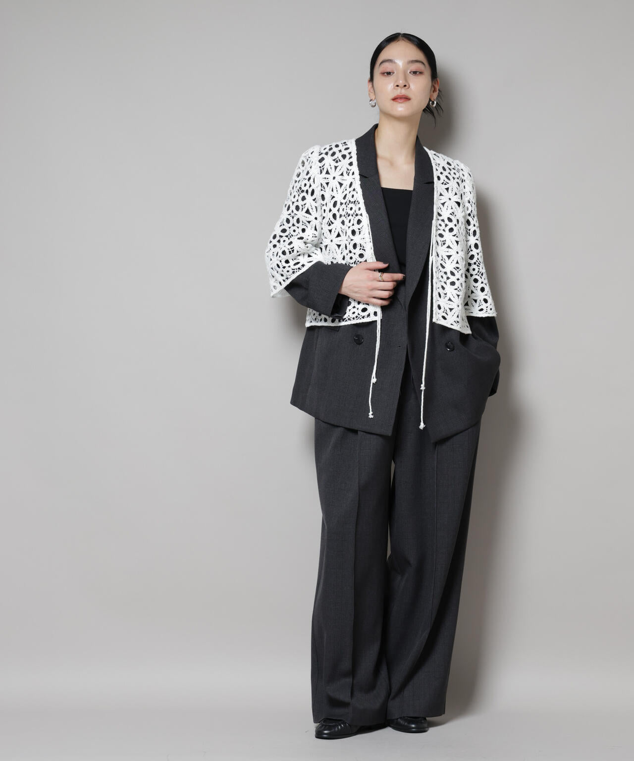 コットンコードレースジャケット