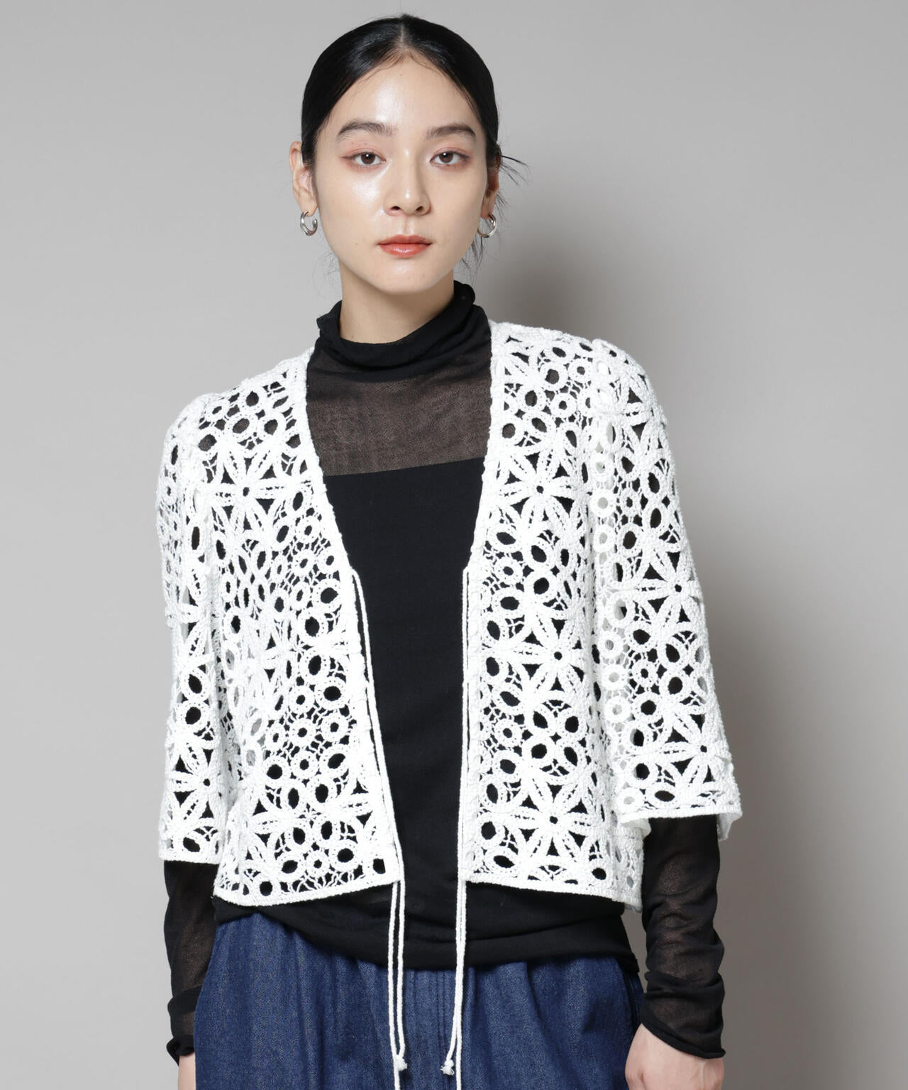 コットンコードレースジャケット