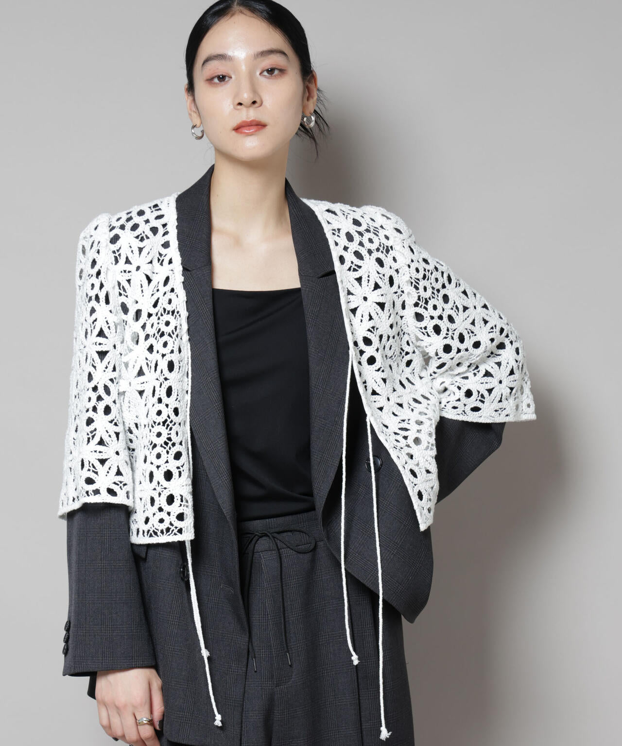 コットンコードレースジャケット