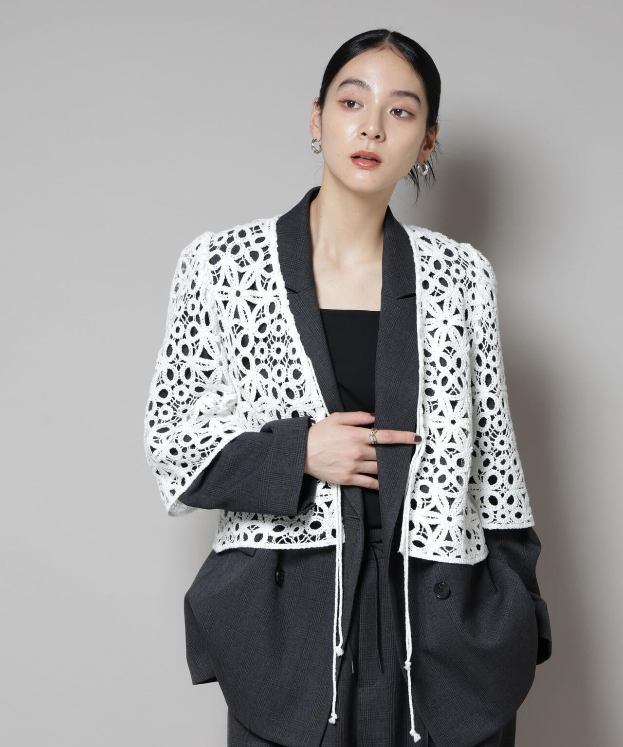 コットンコードレースジャケット