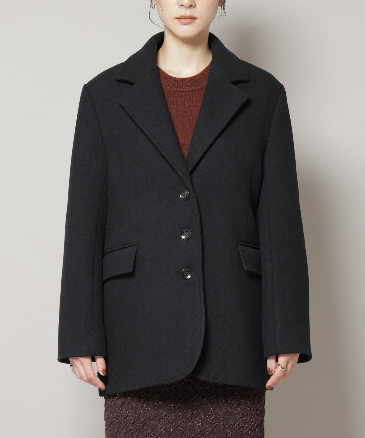 ワイドショルダージャケット | NANO universe（ナノ・ユニバース