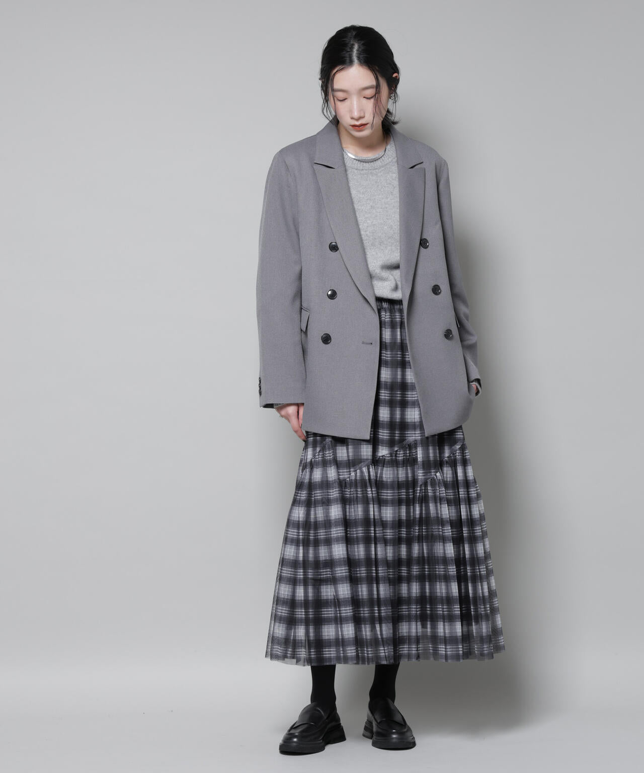 ストレッチサージダブルジャケット(セットアップ可) | NANO universe