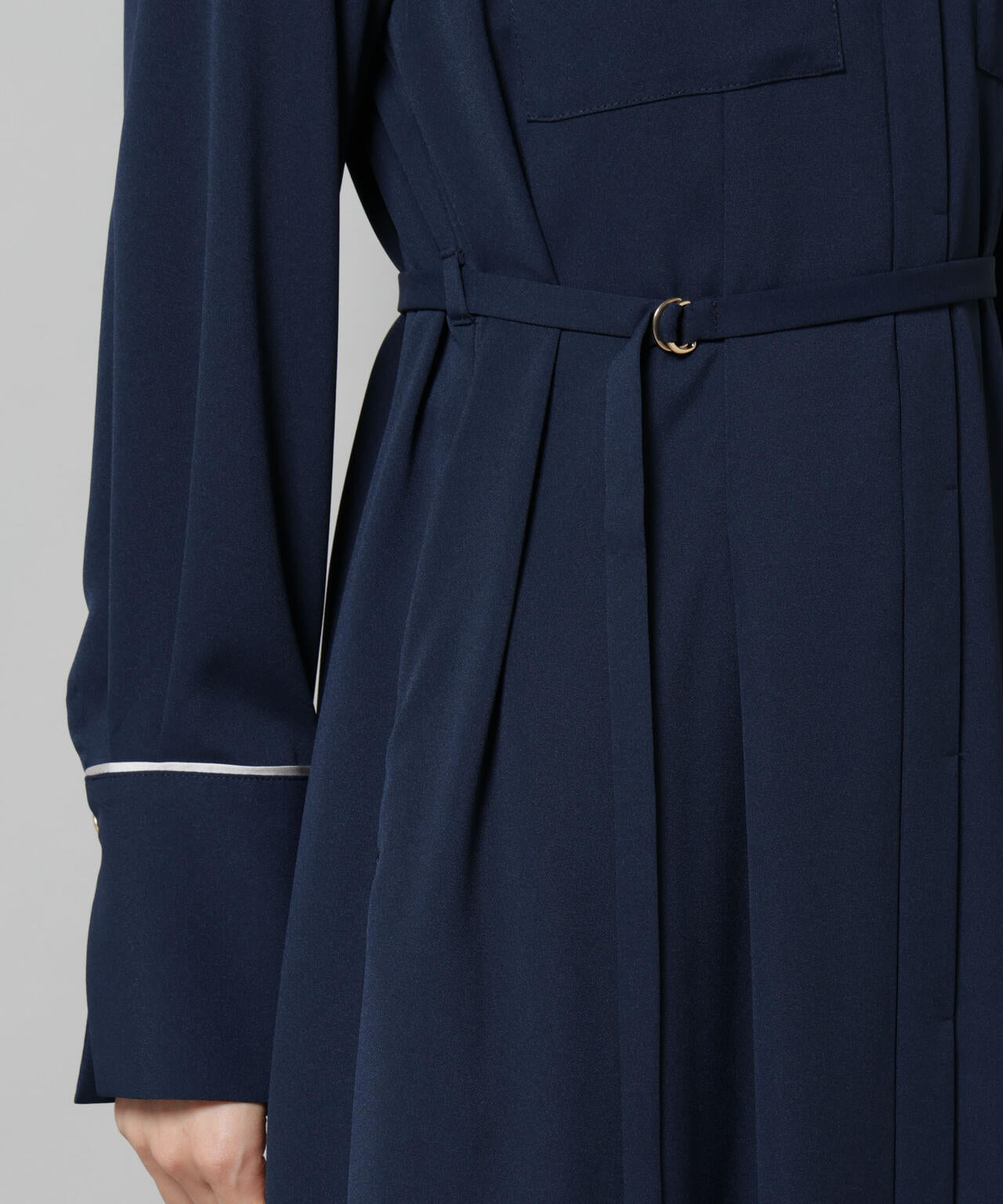 スタンドバイカラーベルト付きワンピース | NANO universe（ナノ