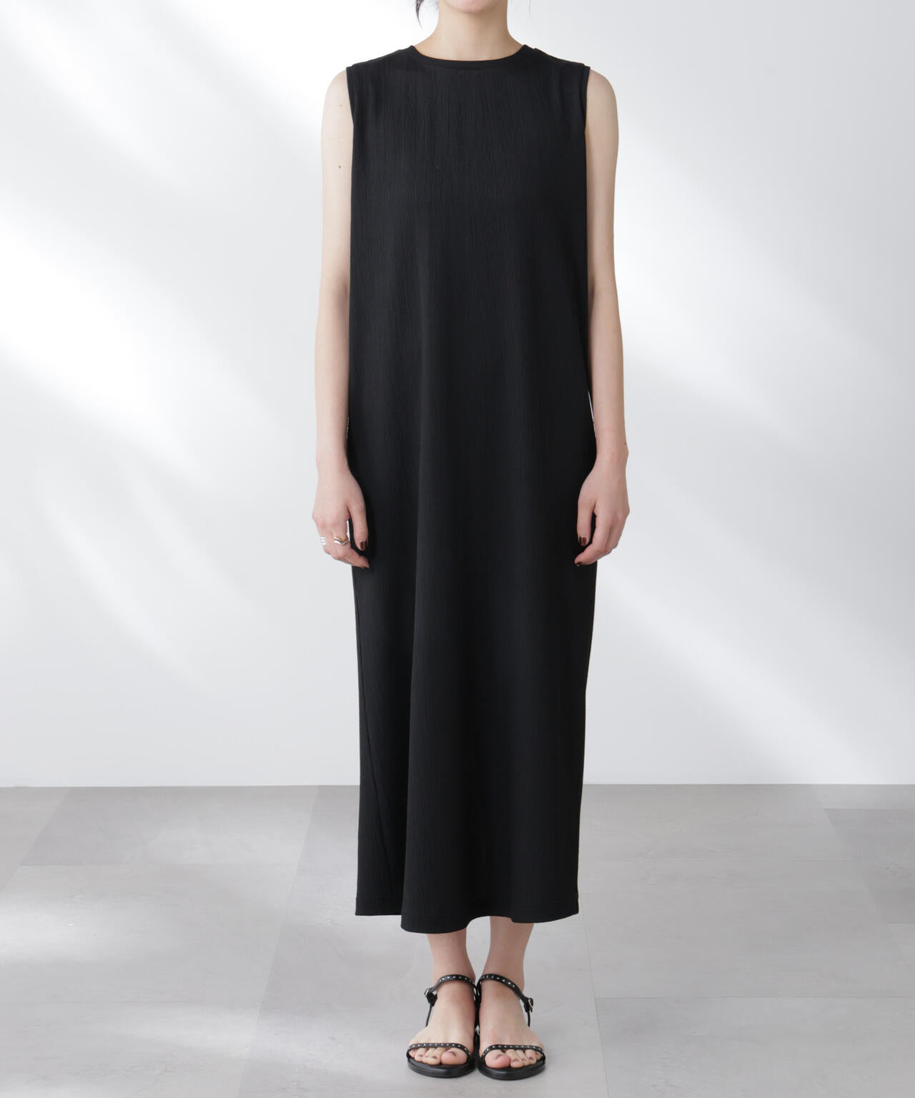 チュールキャミ×カットワンピースセット