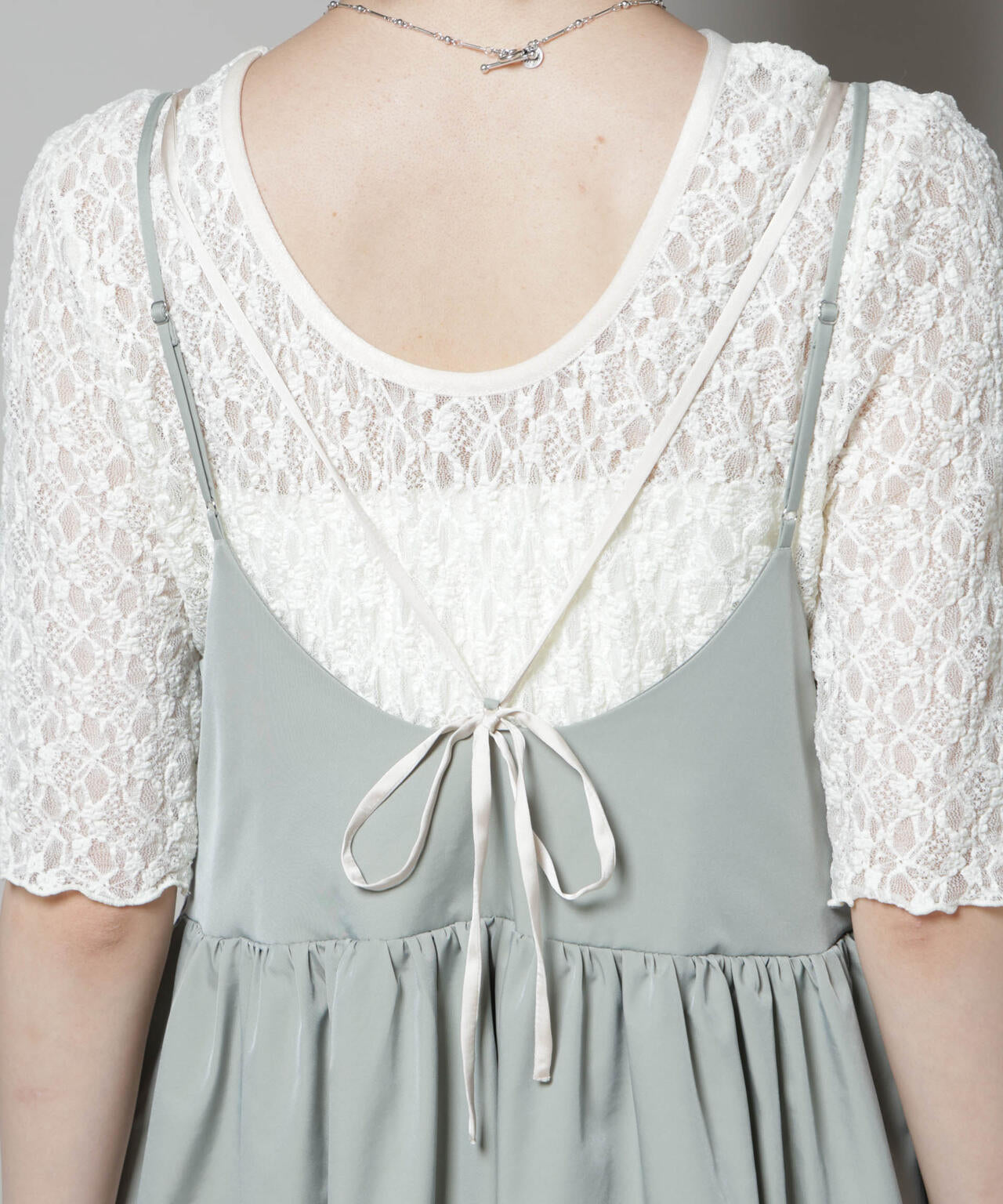 ナミ キズナブースト シャンブレータフタキャミレイヤードワンピース | NANO universe