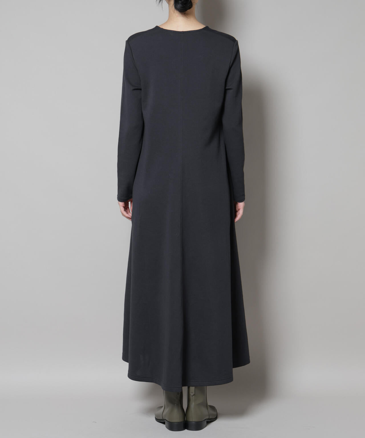 ライトコットンダンボールフレアワンピース