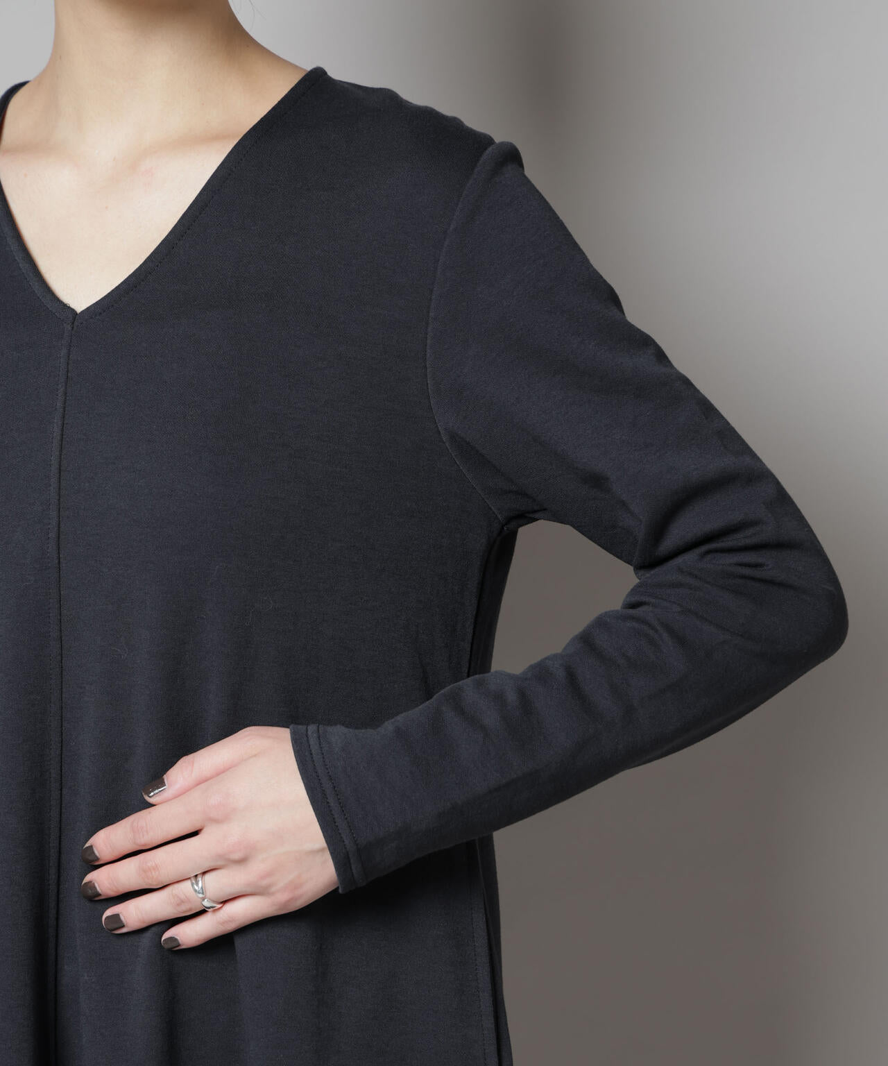 ライトコットンダンボールフレアワンピース