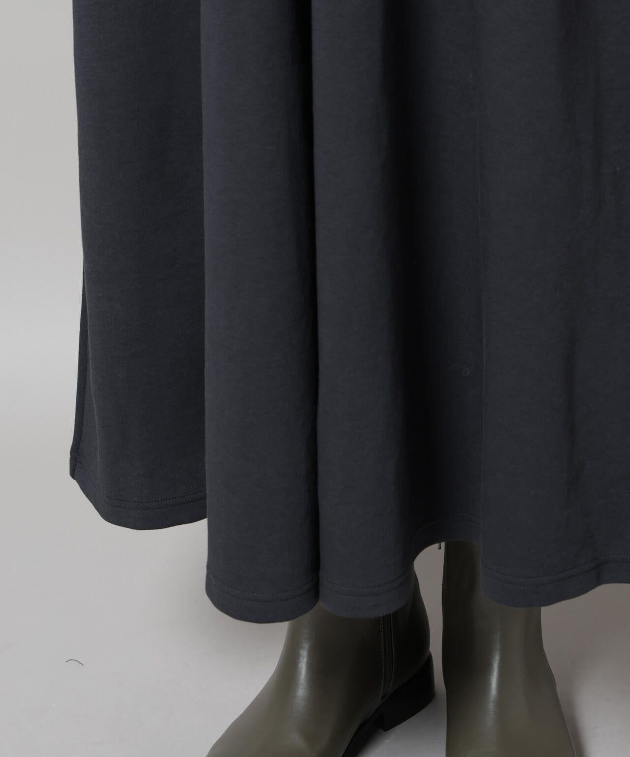 ライトコットンダンボールフレアワンピース