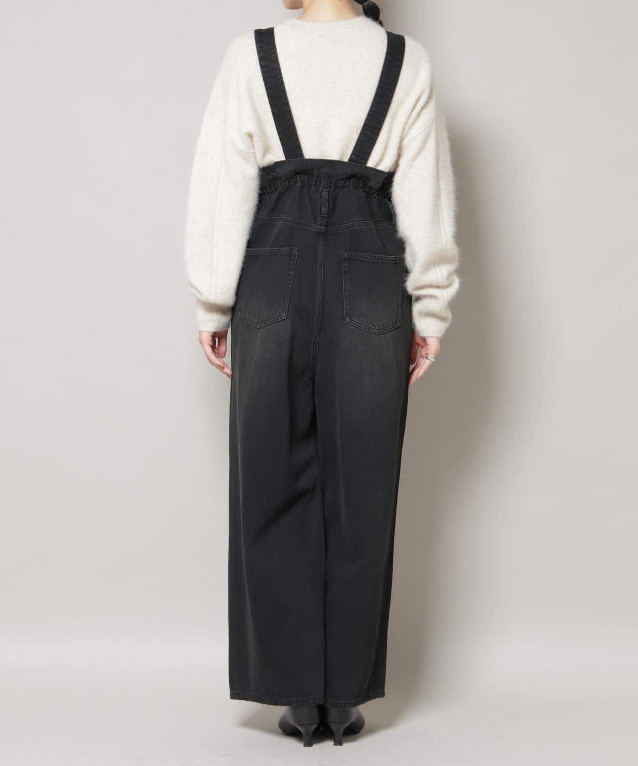 コットンワイドサロペット