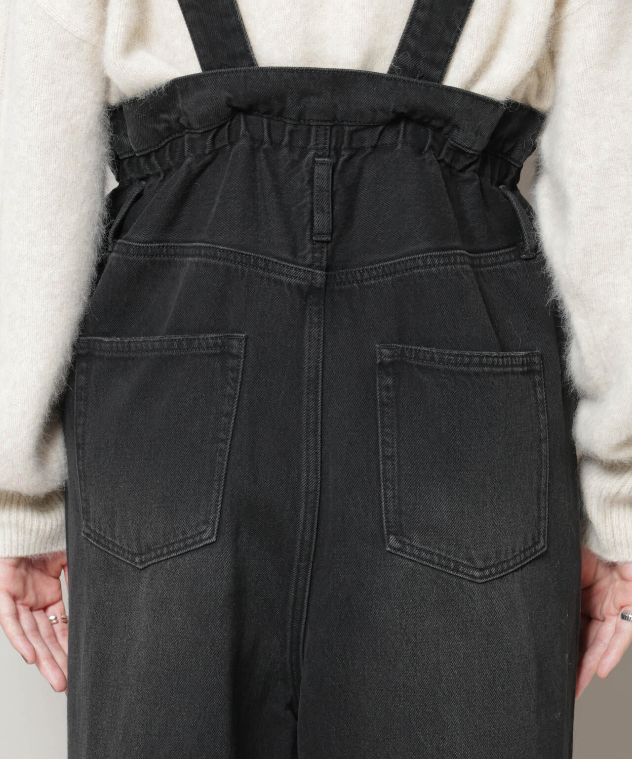 コットンワイドサロペット