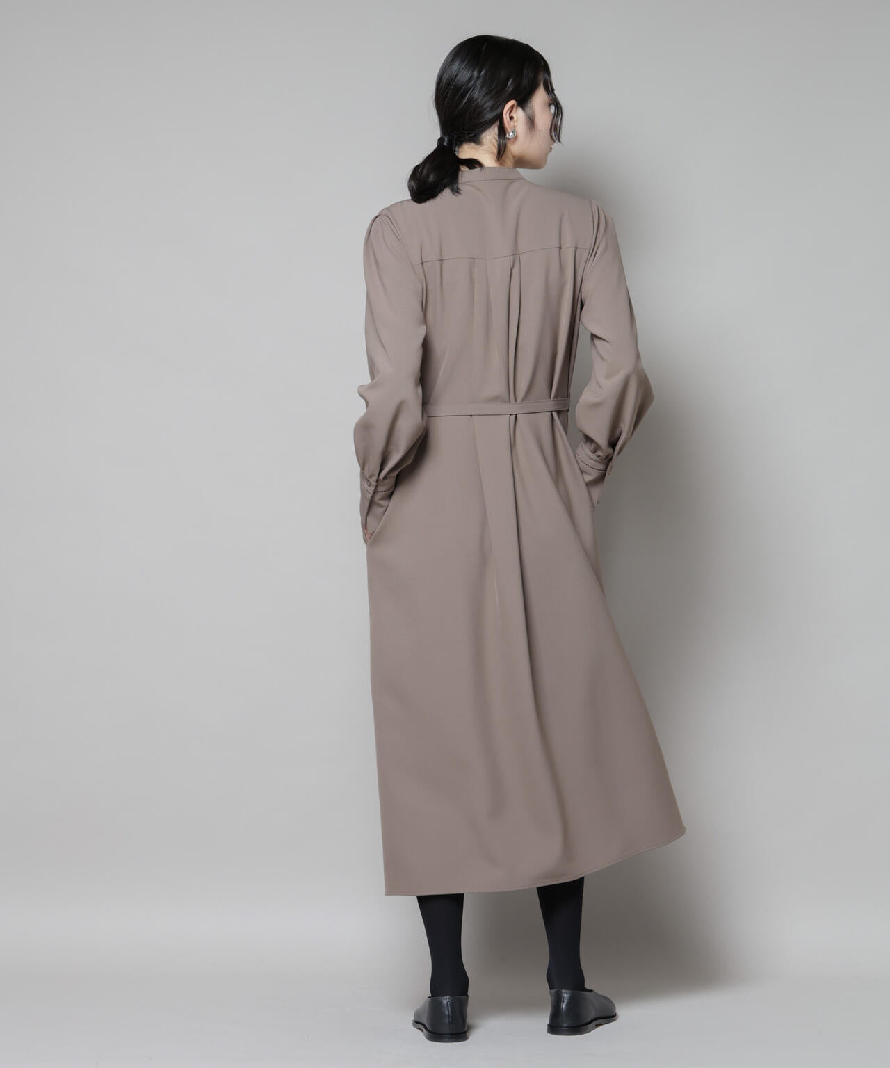 ダブルクロスベルト付きタックワンピース | NANO universe（ナノ