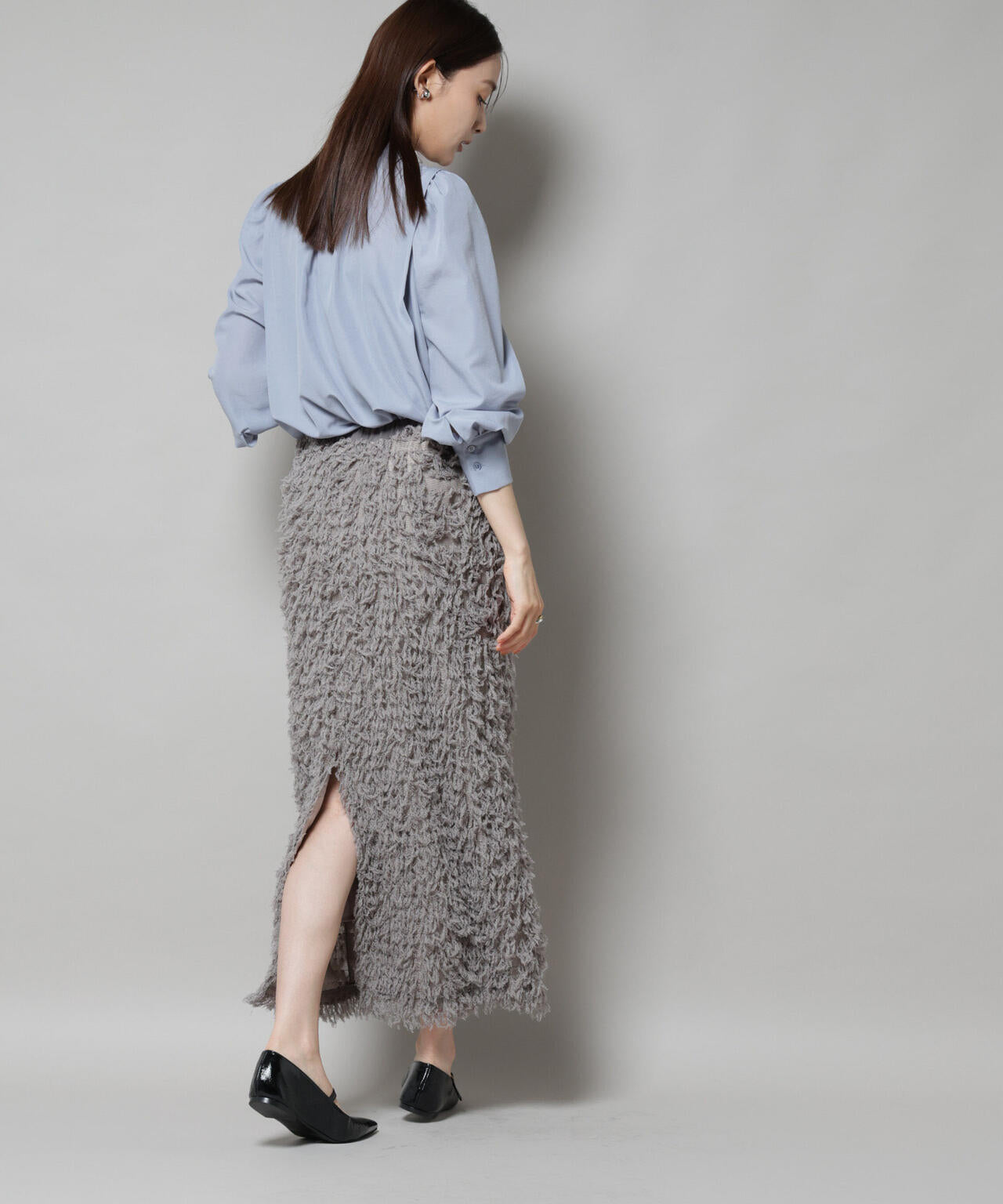 ショルダーギャザーブラウス