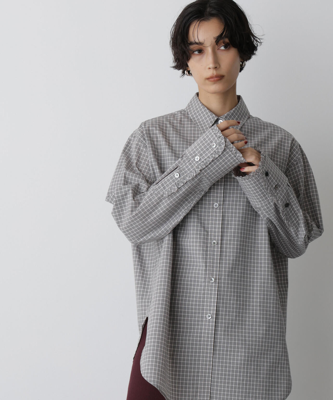 「STEVELOUR」モダンプレッピーシャツ