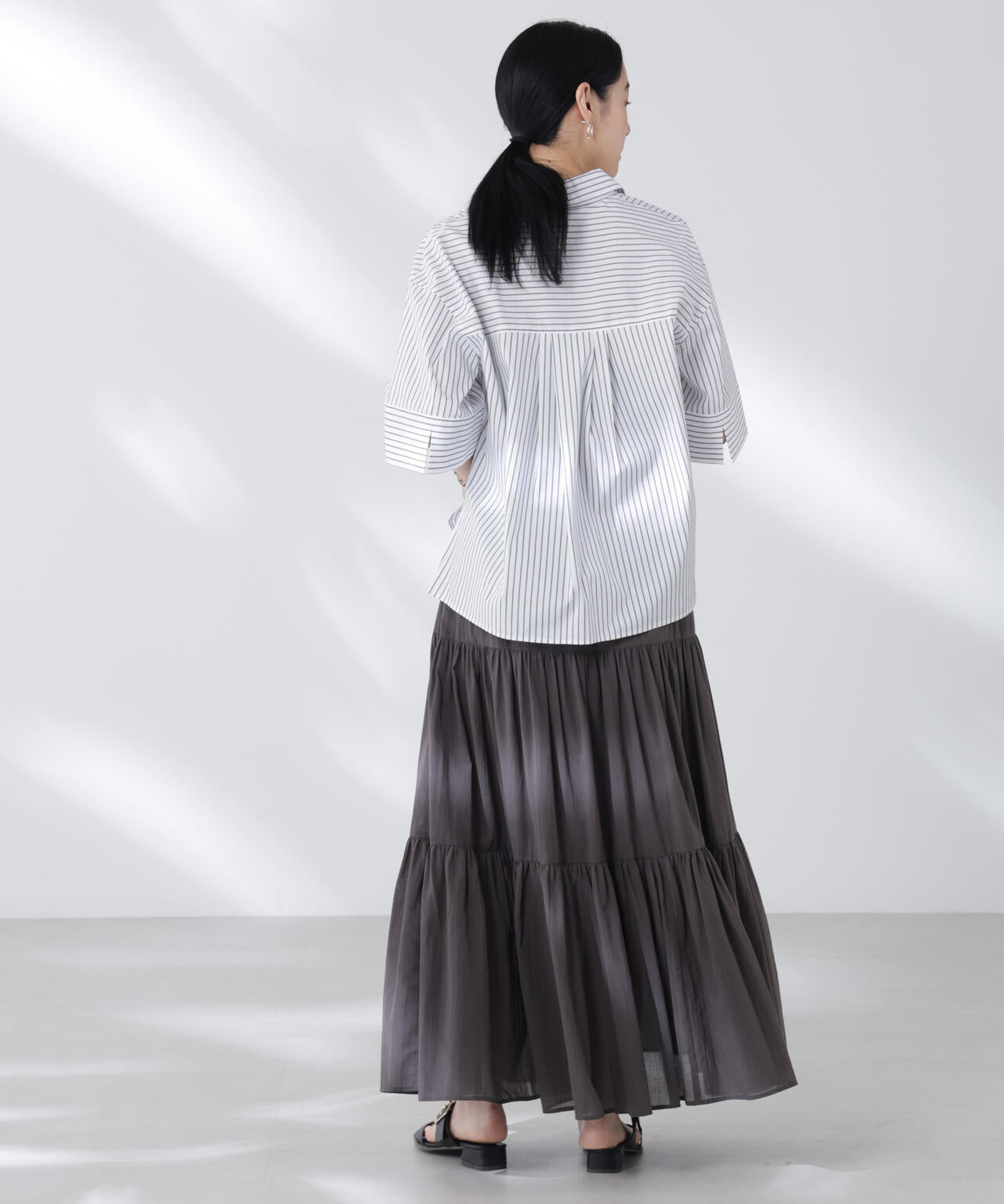 トップス YUNO ワイドスリーブスキッパーシャツ | NANO universe（ナノ・ユニバース