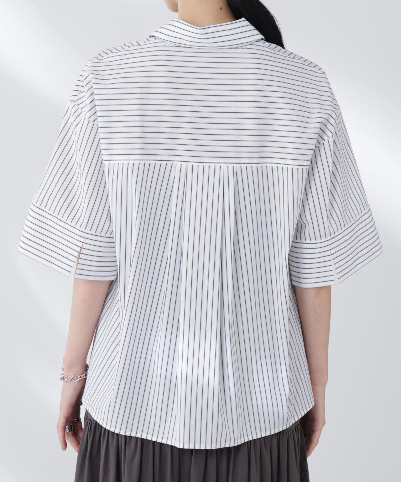 ワイドスリーブスキッパーシャツ