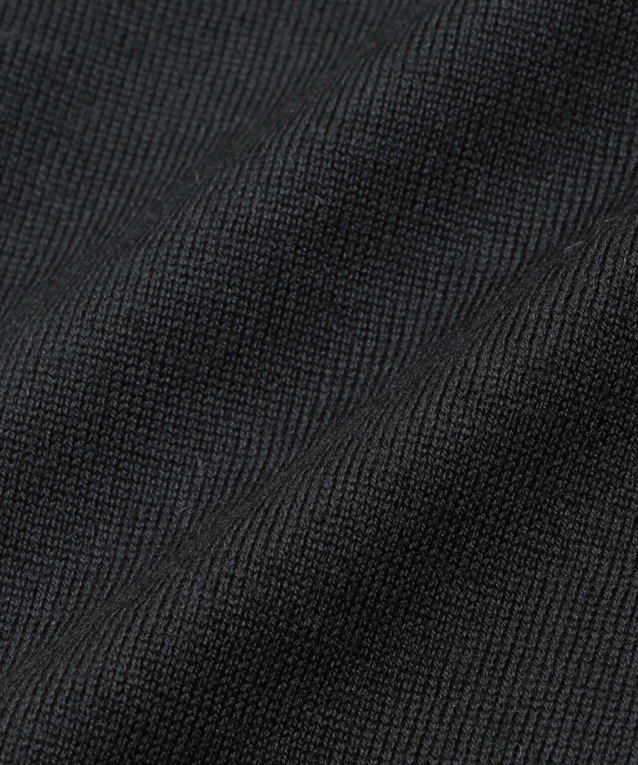 毛玉レスニットスムースクルーネックプルオーバー