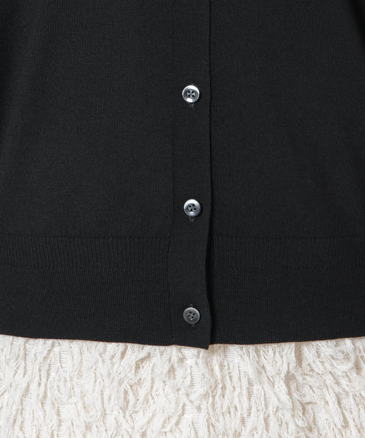 毛玉レスニット2wayカシュクールカーディガン